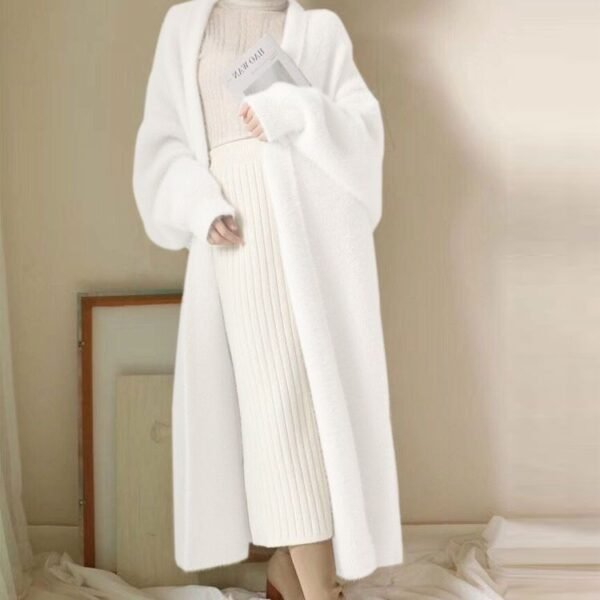 Solid Color Long Trench - Image 6