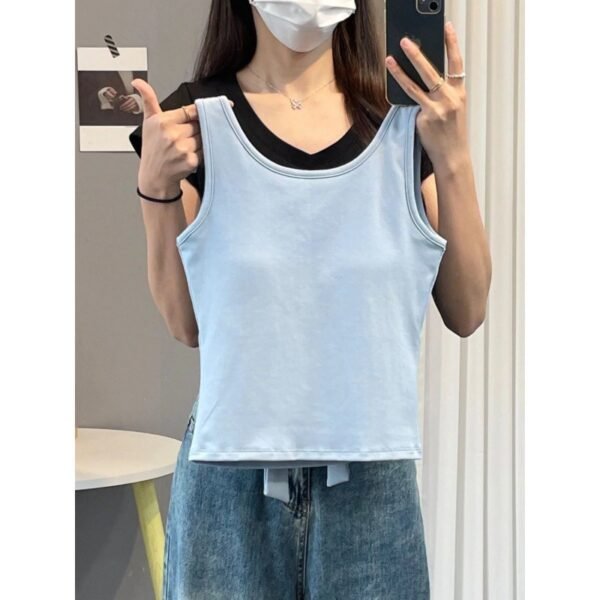 Pure Desire Style Bow Beautiful Vest Sling Women's Slim Fit - Image 5