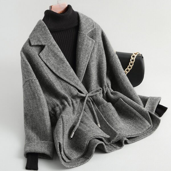 Short Woolen Coat Double-sided Wool Overcoat - Image 6