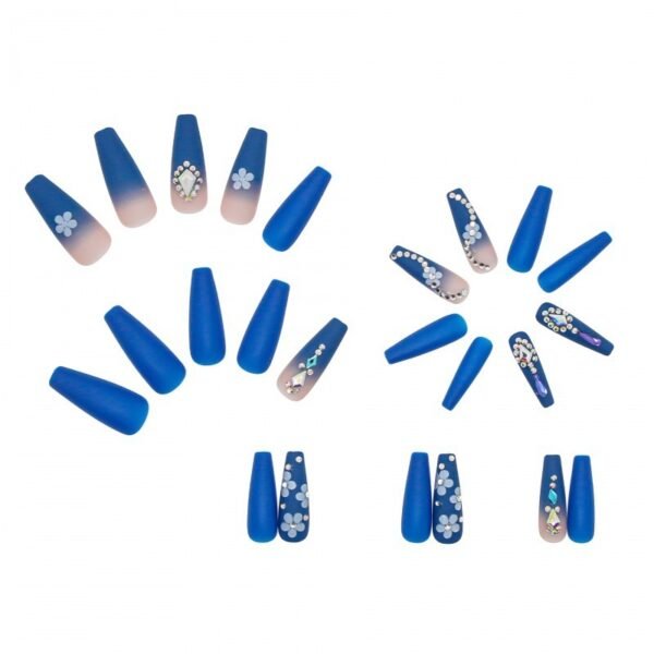 Manicure Blue Diamond Nail Patch - Image 2