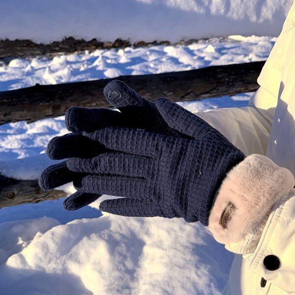 Winter Women's Thick Warm Touch Screen Gloves - Image 7