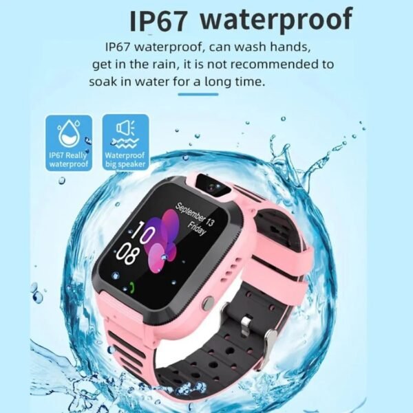 SOS Call LBS Tracker 2G Card-inserting Camera Children Waterproof Watch - Image 3