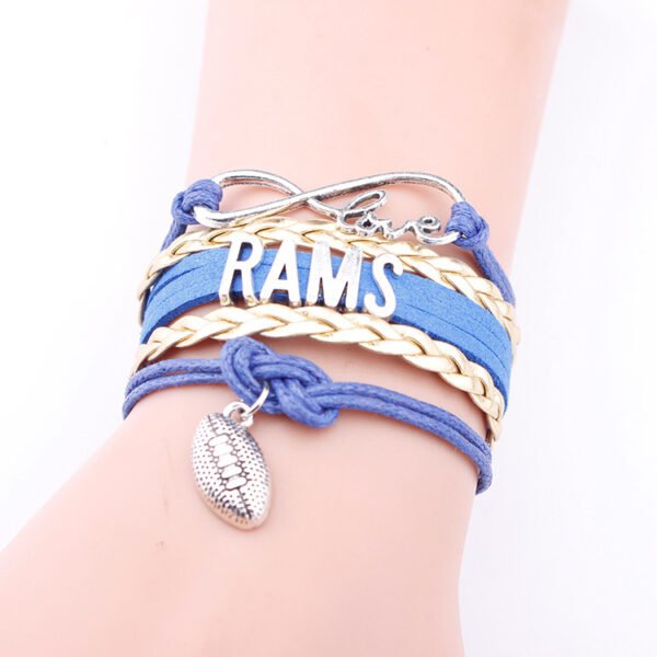 Love Pendant FIREWIFE Letter Bracelet Multi-layer Woven Leather String - Image 8