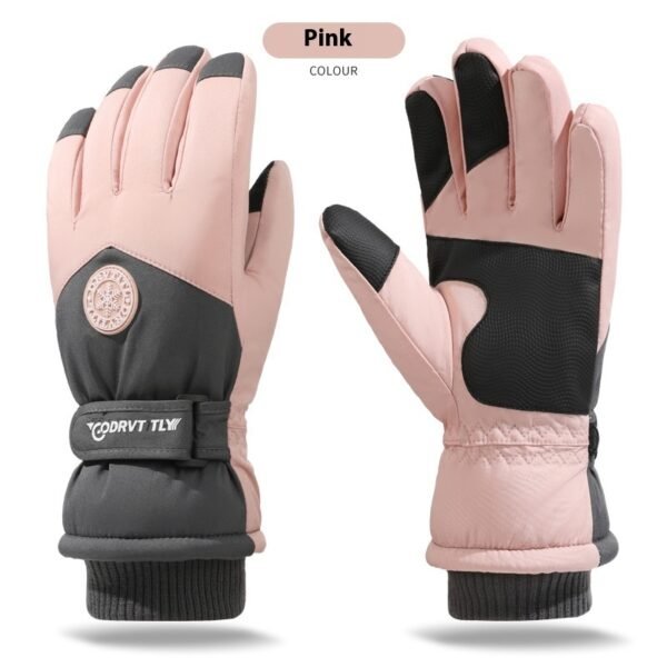 Skiing Gloves Winter Touch Screen Motorcycle Fleece-lined Warm - Image 7