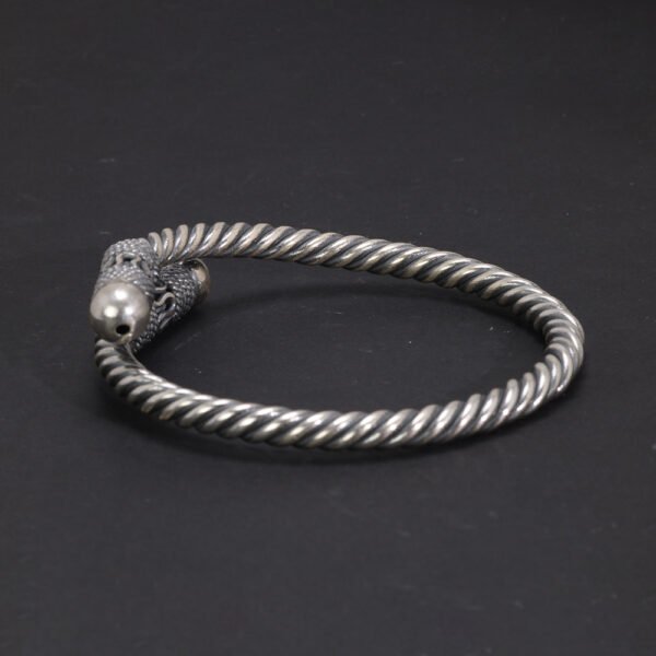 Sterling Silver Handmade Hemp Rope Bracelet Men's And Women's Opening - Image 5