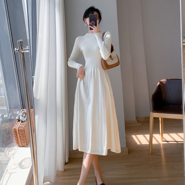 Inner Wear Base A- Line Knitted Dress Women - Image 2