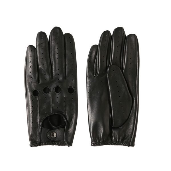 Breathable Single Layer Authentic Leather Sheepskin Fitness Gloves - Image 7