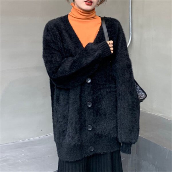 Artificial Mink Fur Sweater - Image 3