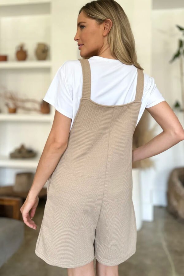 Double Take Full Size Texture Sleeveless Romper - Image 6