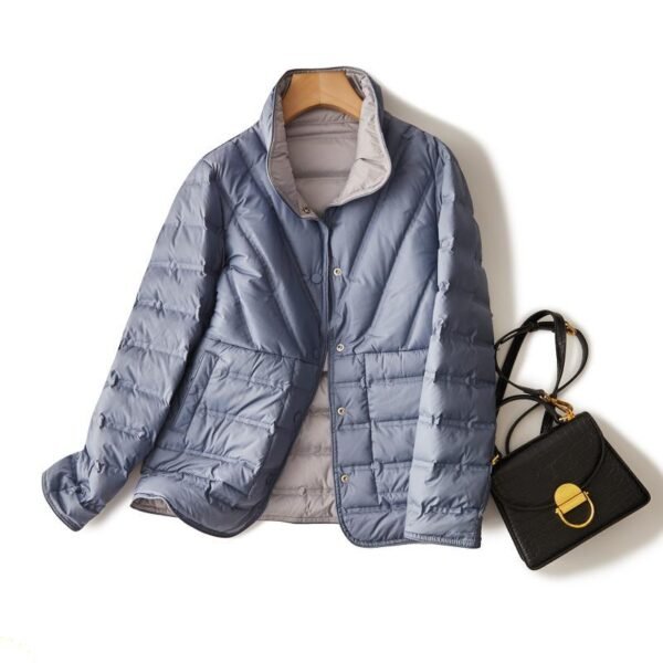 Double-sided Wearable Adhesive Stand Collar  Coat - Image 10