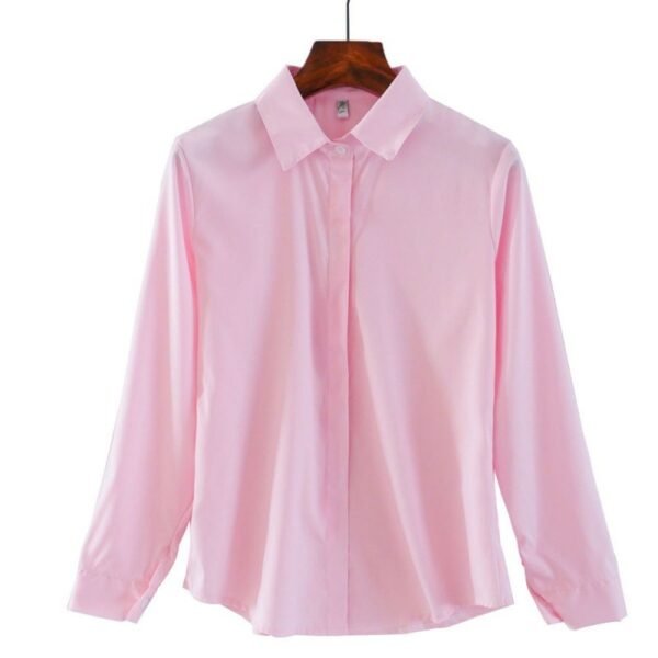 Female Temperament Commuting Professional Long Sleeved Shirt - Image 8