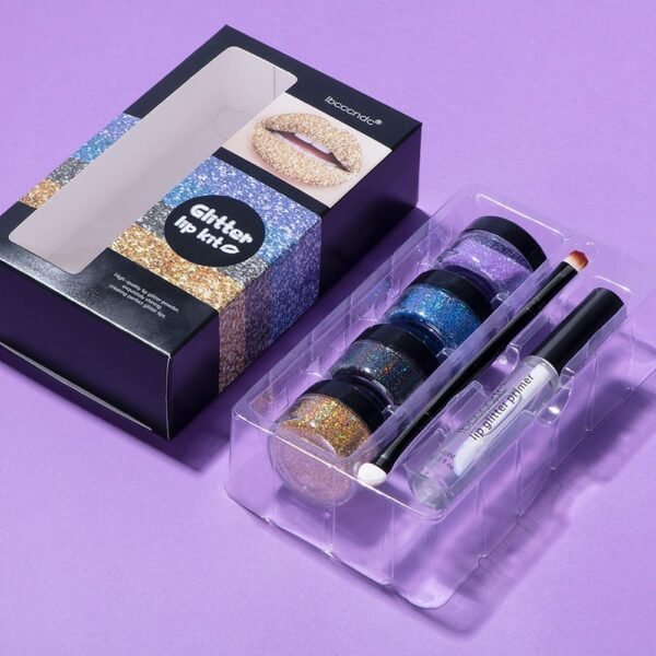 Glitter Lip Gloss Lipstick Shiny DIY Lip Gloss Diamond Waterproof Long Lasting Lipgloss Kit With Lip Primer Lip Tint Lips Makeup - Image 5