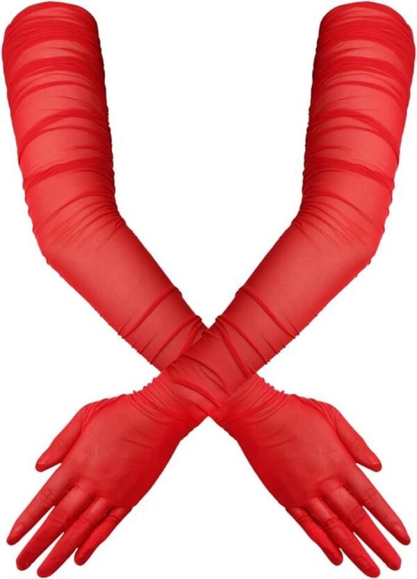 Women's Elegant Long Opera Gloves Mesh Gauze - Image 7