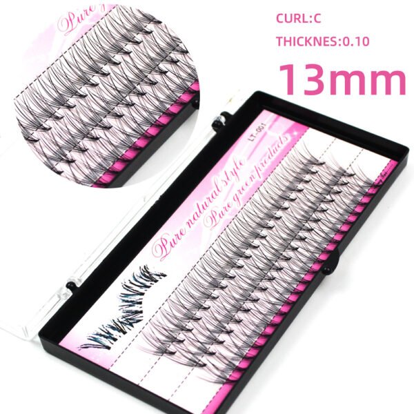 Single Eyelashes, Hairy Chicken Paw Hairs, Grafted Eyelashes, A Cluster Of 10 Self-grafted, Inoculated False Eyelashes - Image 4