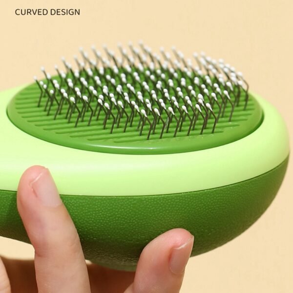 One-Button Self-Cleaning Cat Grooming Brush - Image 9