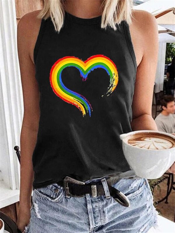 Summer Women's Fruit 3D Printed Casual Sleeveless Vest - Image 4