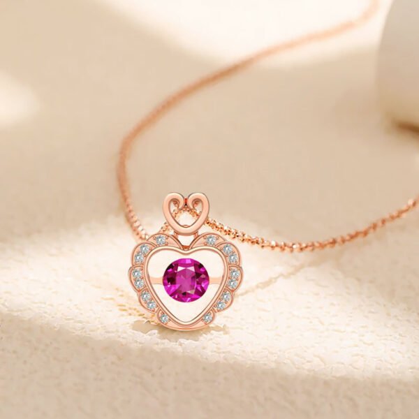 Moissanite Smart Love Necklace Female Sweet High Sense - Image 4