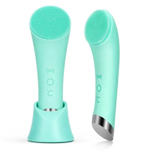 Silicone Face Cleansing Brush Facial Cleansing Brush Electric Facial Brush Vibration Heating - Image 10