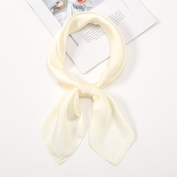 Simple And Versatile Satin Plain Handkerchief - Image 8
