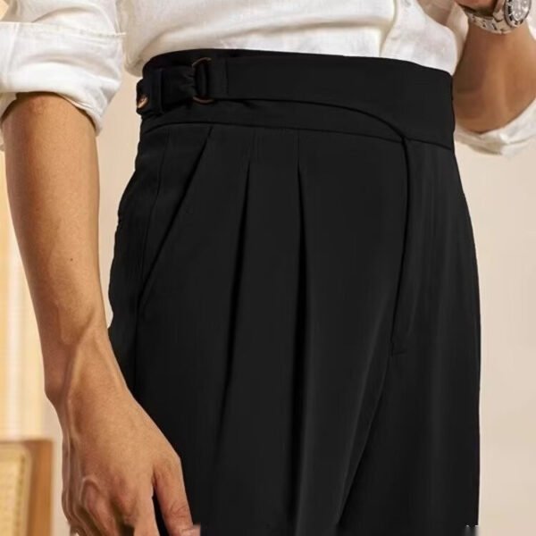Men's Suit Pants Waist Head Straight-leg Trousers - Image 4
