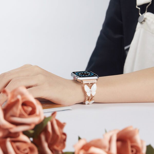 Suitable For Resin Diamond Butterfly Watch Band - Image 4
