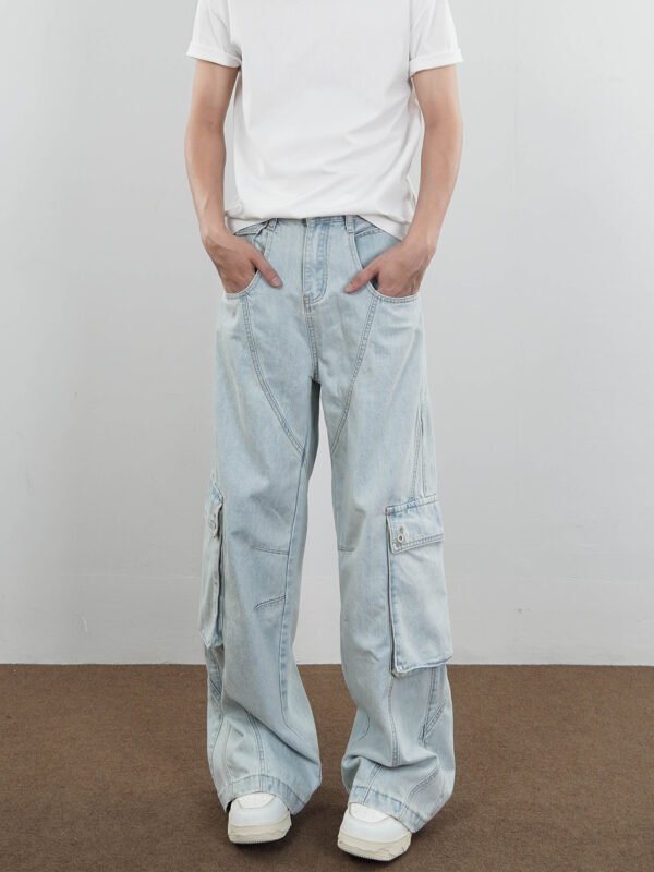 American Retro Gender-free Casual Pants - Image 6