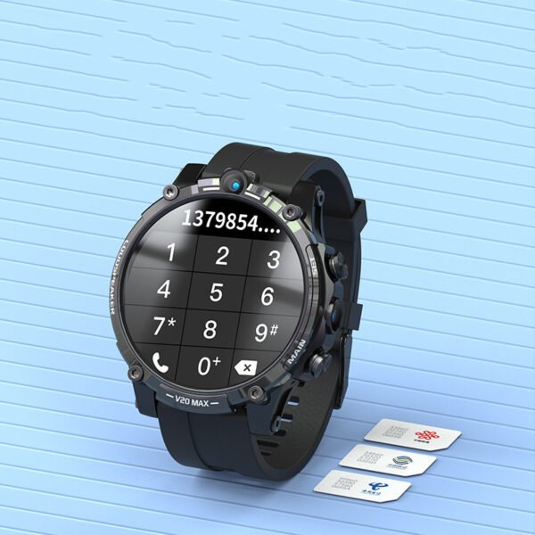 Android V20 Dual Camera 4 128G Multi-function Sports Watch For Online Games - Image 2