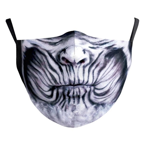 Digital Printing Halloween Clown Funny Horror Double-layer Dust Mask - Image 5