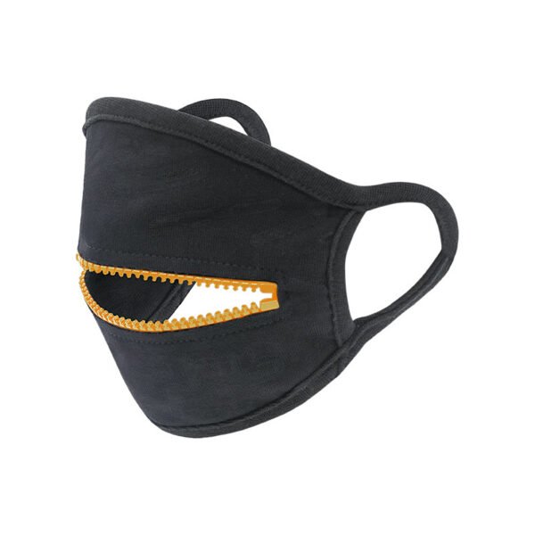Black Zipper 2-layer Dust-proof And Warm Cycling Mask - Image 3