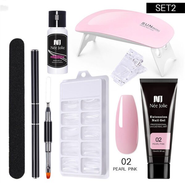 Nail Solid Extension Glue Nail Lamp Baking Set - Image 2