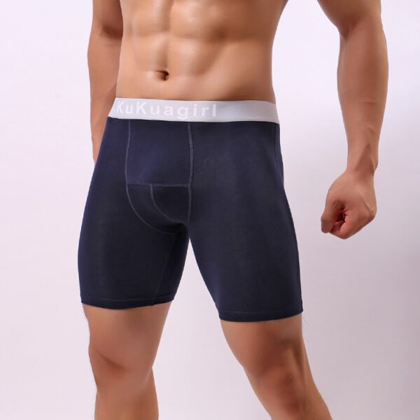 Pure Cotton Sweat-absorbent Quick-drying Wear-resistant Five-point Boys' Underwear Fitness Tight Boxers - Image 6