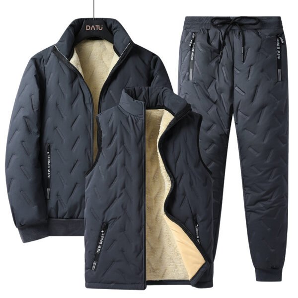 Autumn And Winter Men's Thermal Three-piece Suit - Image 7