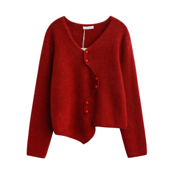 Irregular V Collar Blazers - Image 6