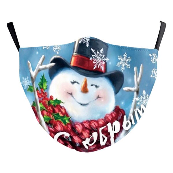 Santa Elk Digital Printing Double-layer Dust Mask - Image 5