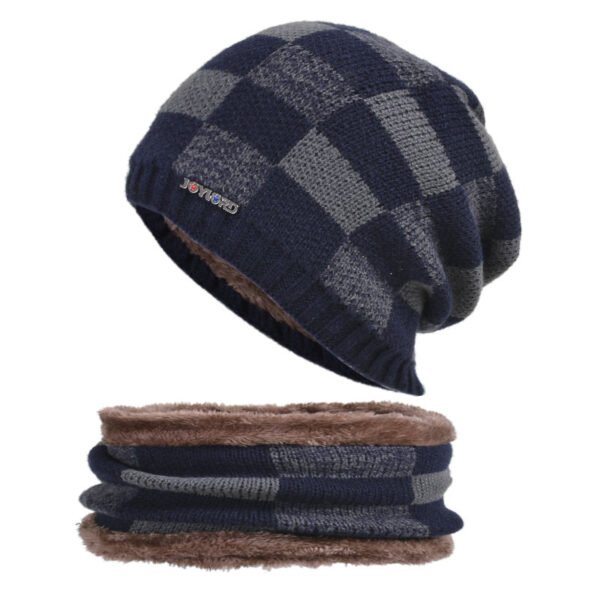 Winter Hat Pullover Bib Suit Plus Fluffy Thread - Image 7