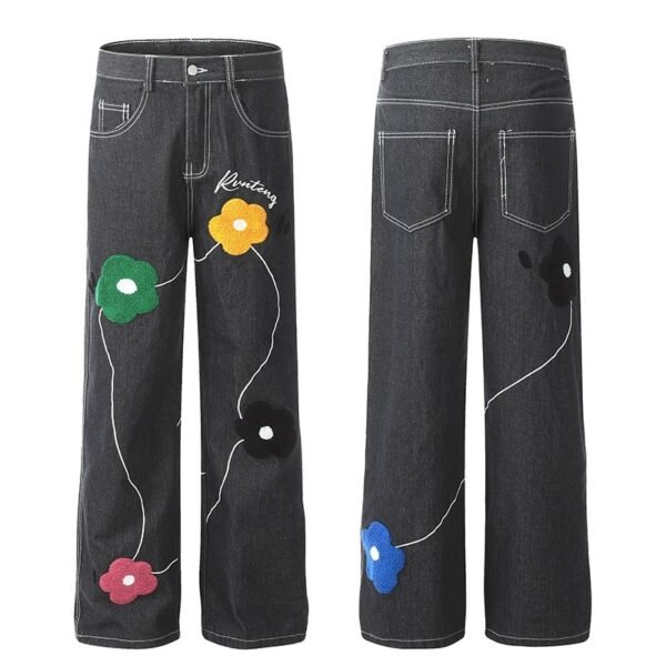 Songmei Retro Small Wide-leg Pants - Image 6