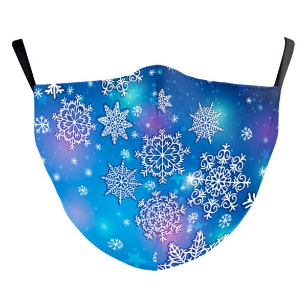 Christmas Snowflake Digital Printing Double-layer Dust Mask - Image 3