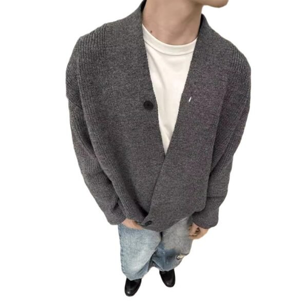 Sweater Cardigan Coat Men's Spring And Autumn - Image 5