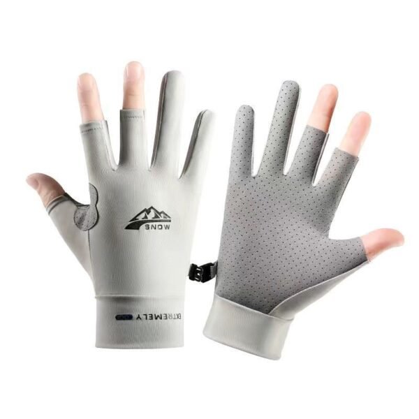 Sun Protection Gloves Summer Ice Silk Touch Screen UV Protection - Image 10