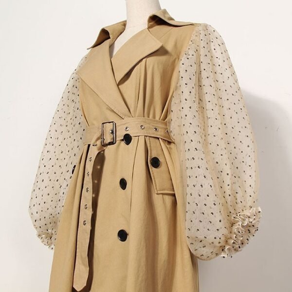 Coat And Trench Coat Women's Mid-length - Image 3