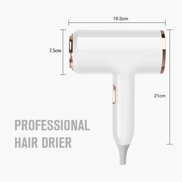 821 Hair Dryer For Household Use High-Power With Three Levels Of Adjustment Negative Ion Hair Care Cold And Hot Air - Image 3