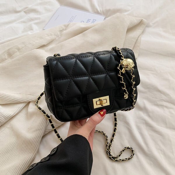 High-grade Diamond Pattern Chain Bag Women's Simple All-match - Image 6
