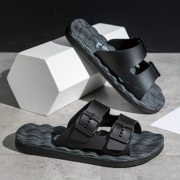 Men's Non-slip Wear-resistant Platform Slippers - Image 5