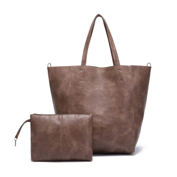 Retro Style Large Bag Women's Soft Leather Large Capacity Shoulder - Image 10
