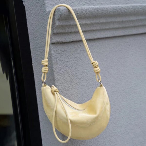 Summer Top Layer Cattlehide Leather Fashion Shoulder Messenger Bag - Image 4