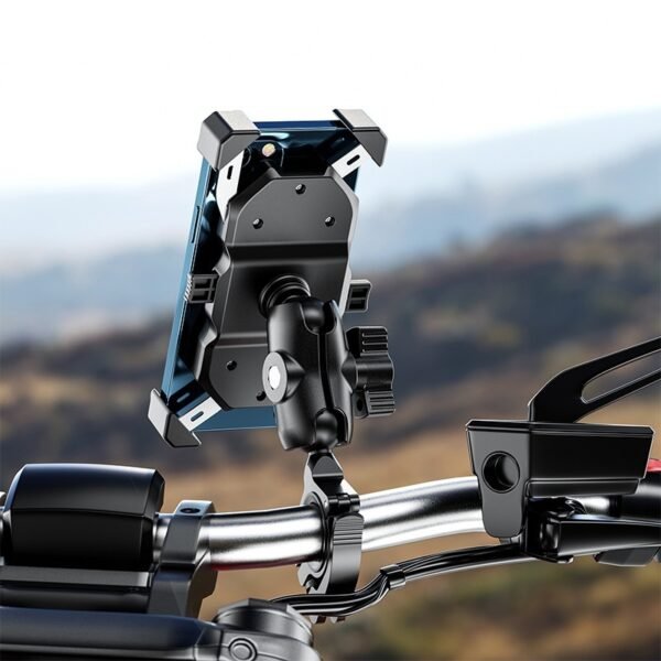 Aluminum Alloy Motorcycle Phone Bracket with Ball Head