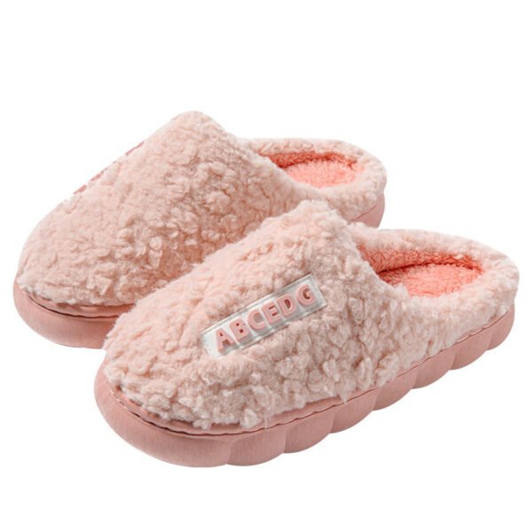 Indoor Warm Thickened Couple Cotton Slippers - Image 5
