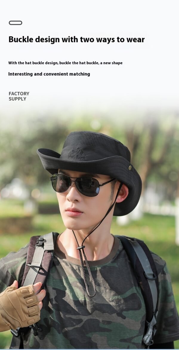Spring And Summer Hat Outdoor Mountaineering Sun Hat Folding - Image 10