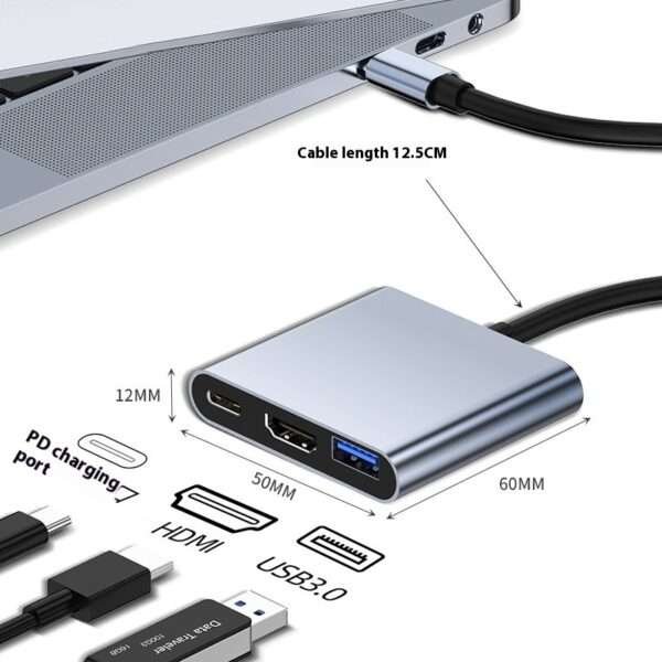 Type-c 7-in-1 Expansion Dock HDMI Projection Screen Usb Hub30 Multi-function Cable Seperater - Image 10