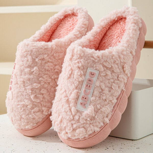 Indoor Warm Thickened Couple Cotton Slippers - Image 6